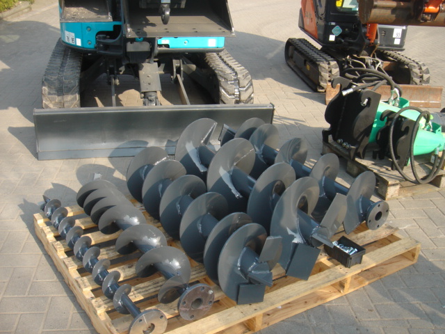 Grondboor huren voor graafmachines